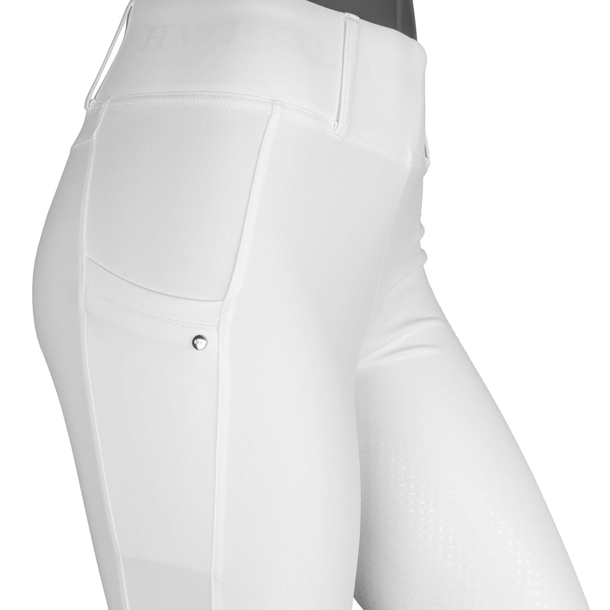 HV Polo Leggings da Equitazione HVPFavourite Full Grip Bianco