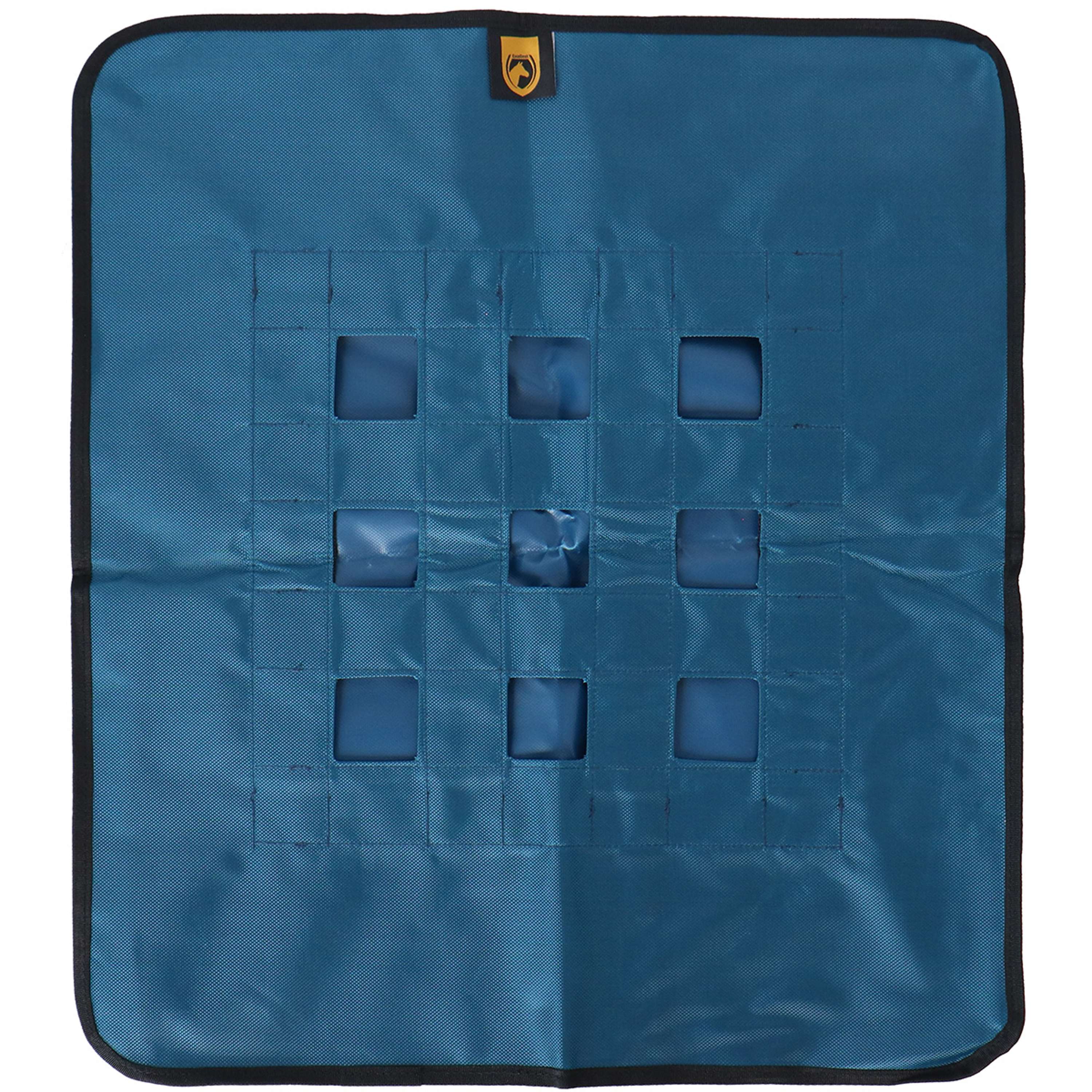 Excellent Horse Borsa per Fieno Quadrato Blu