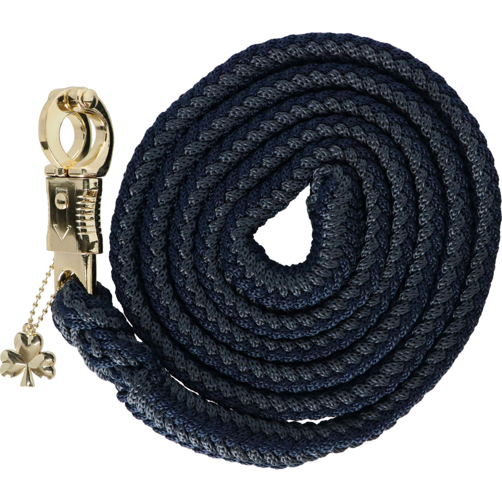 Bucas Corda per cavezza Show-Line Comfort con Gancio di Panico Blu marino/Grigio