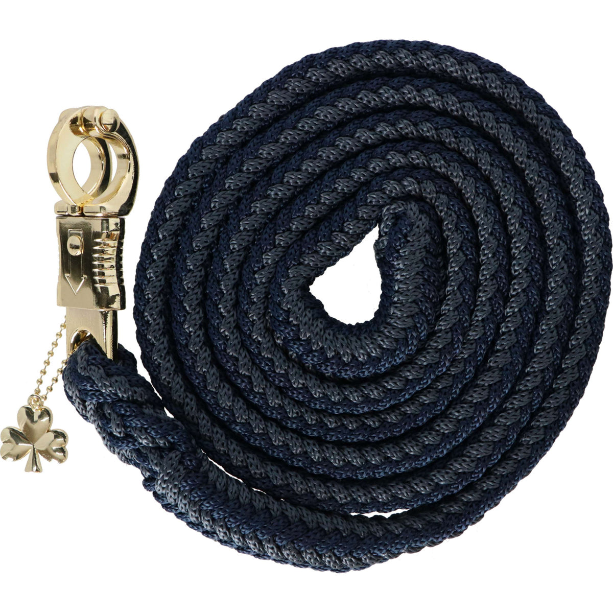 Bucas Corda per cavezza Show-Line Comfort con Gancio di Panico Blu marino/Grigio