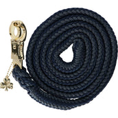 Bucas Corda per cavezza Show-Line Comfort con Gancio di Panico Blu marino/Grigio