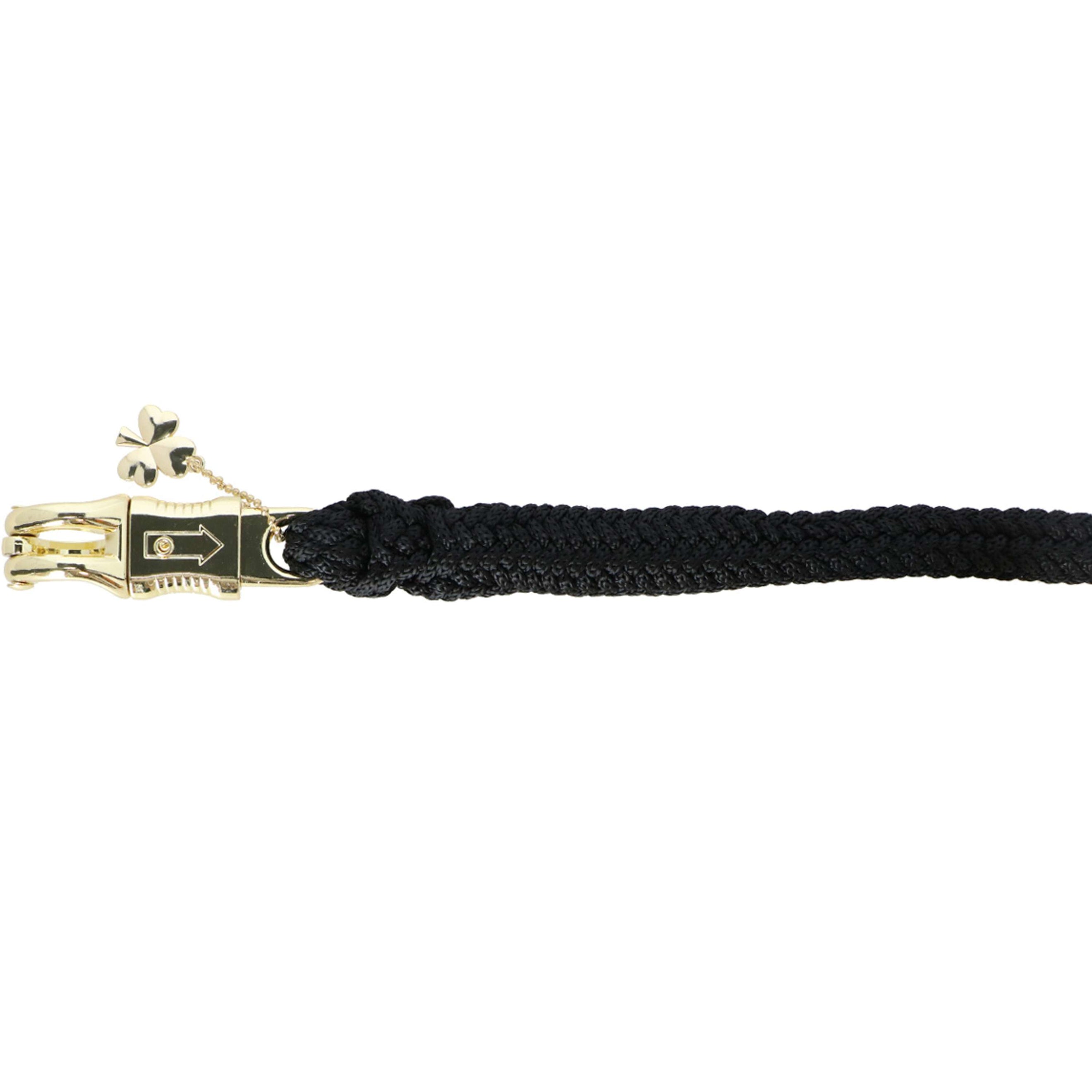 Bucas Corda per cavezza Comfort con Gancio di Panico Nero Bucas Corda per cavezza Comfort con Gancio di Panico Nero