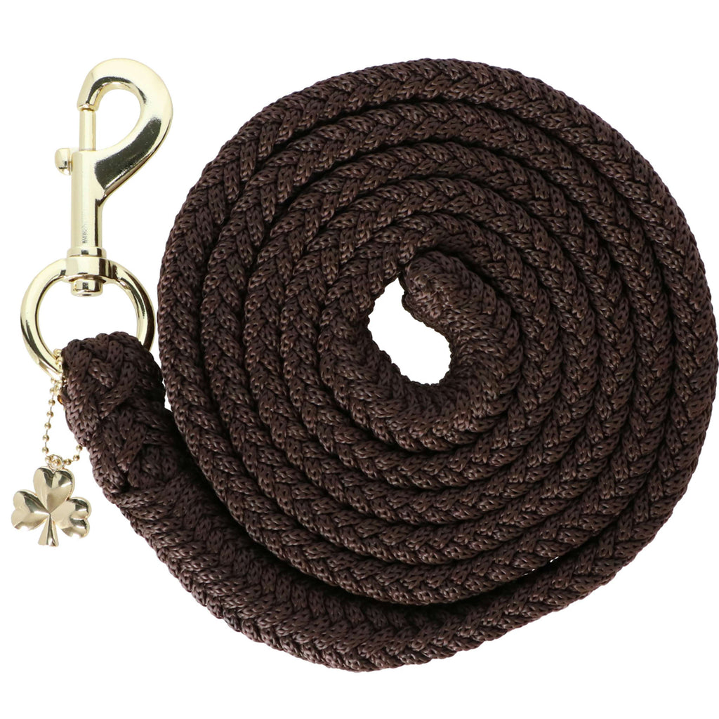Bucas Corda per cavezza Comfort con Moschettone Marrone/Marrone