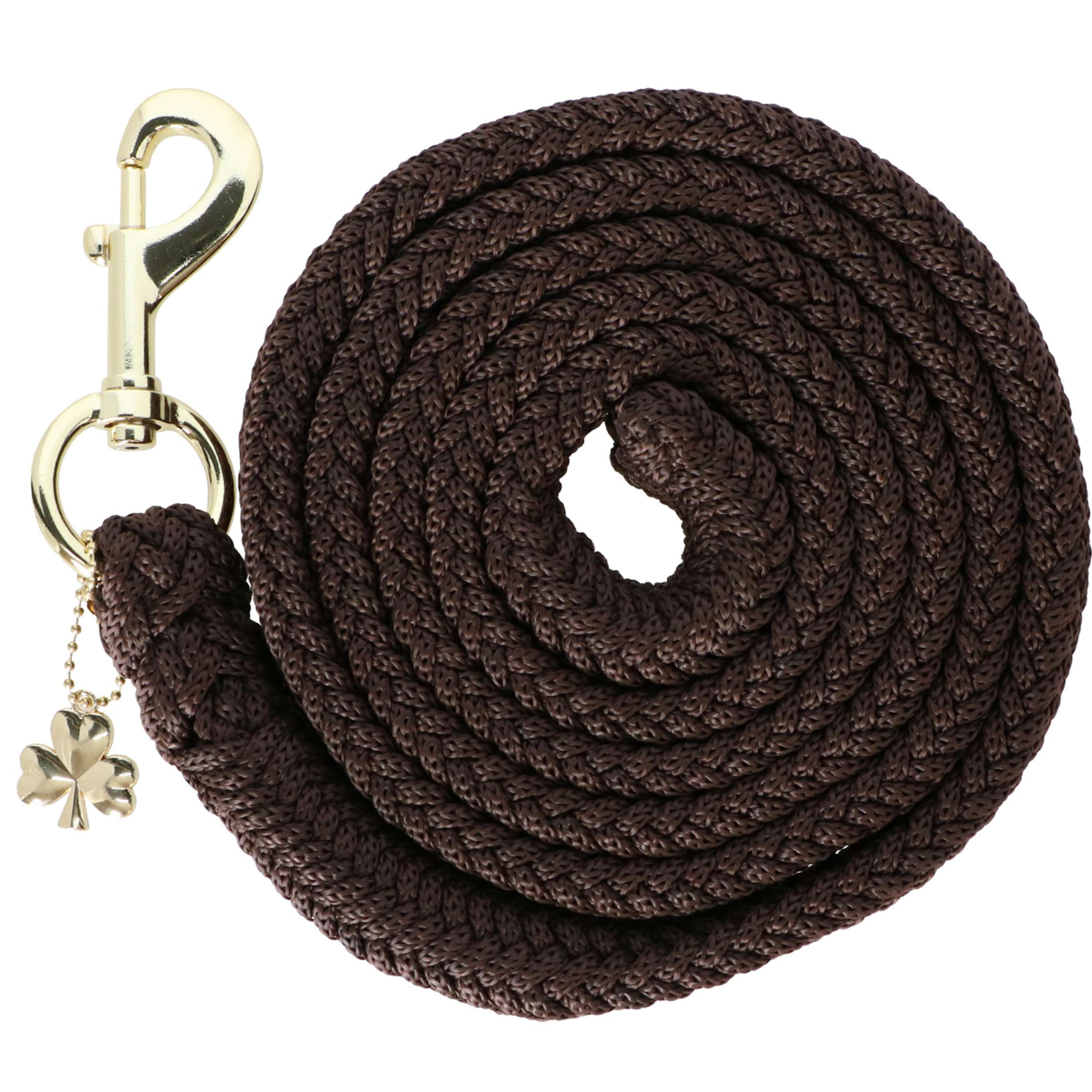 Bucas Corda per cavezza Comfort con Moschettone Marrone/Marrone