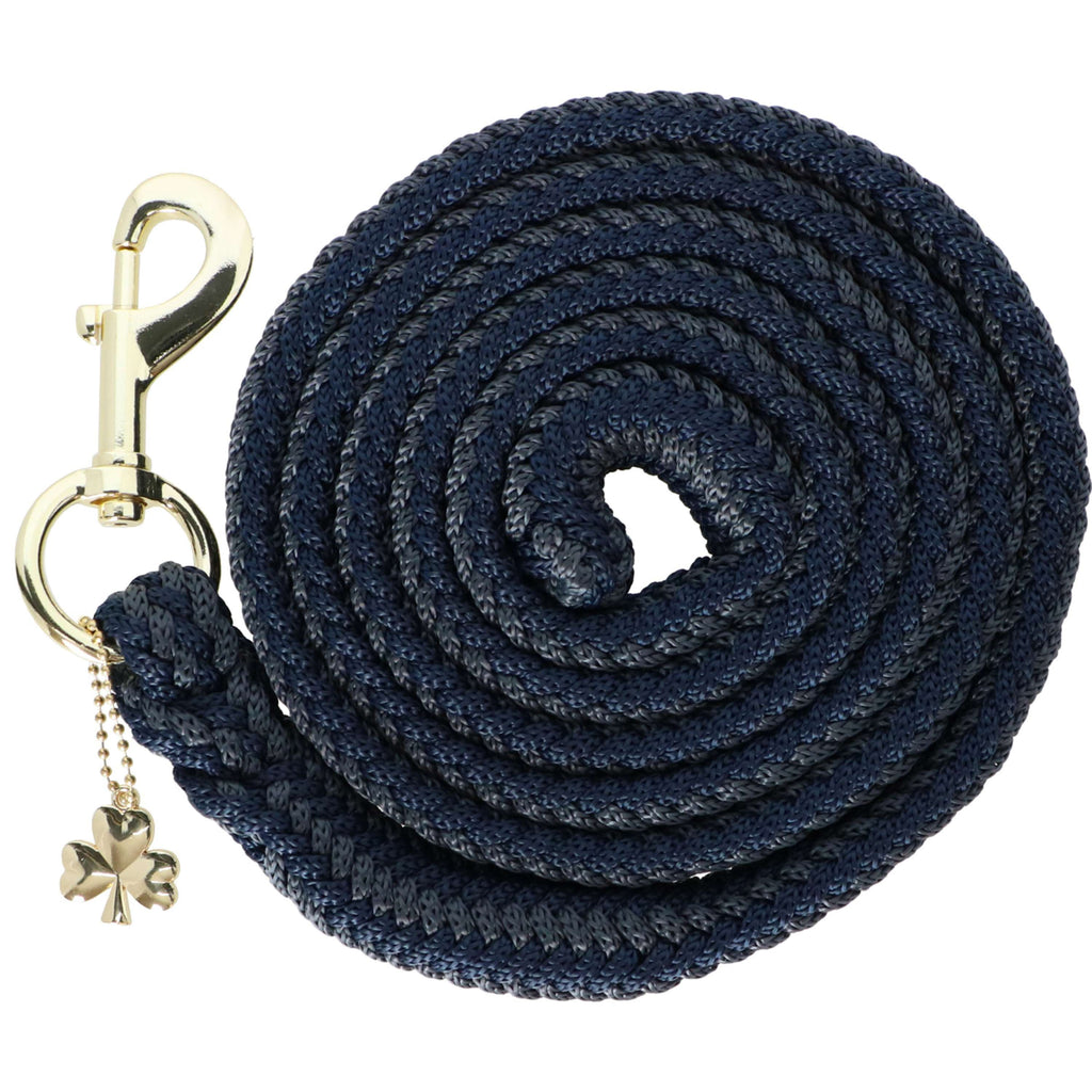 Bucas Corda per cavezza Show-Line con Moschettone Blu marino/Grigio