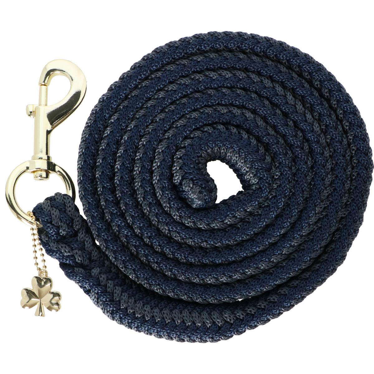 Bucas Corda per cavezza Show-Line con Moschettone Blu marino/Grigio