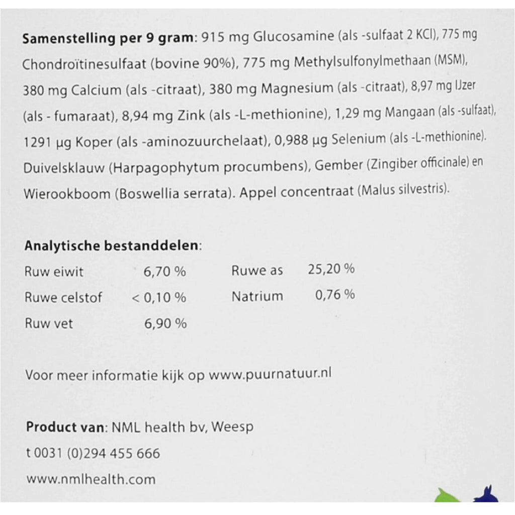 Puur Natuur Glucosamina Completa / Extra Cavallo e pony