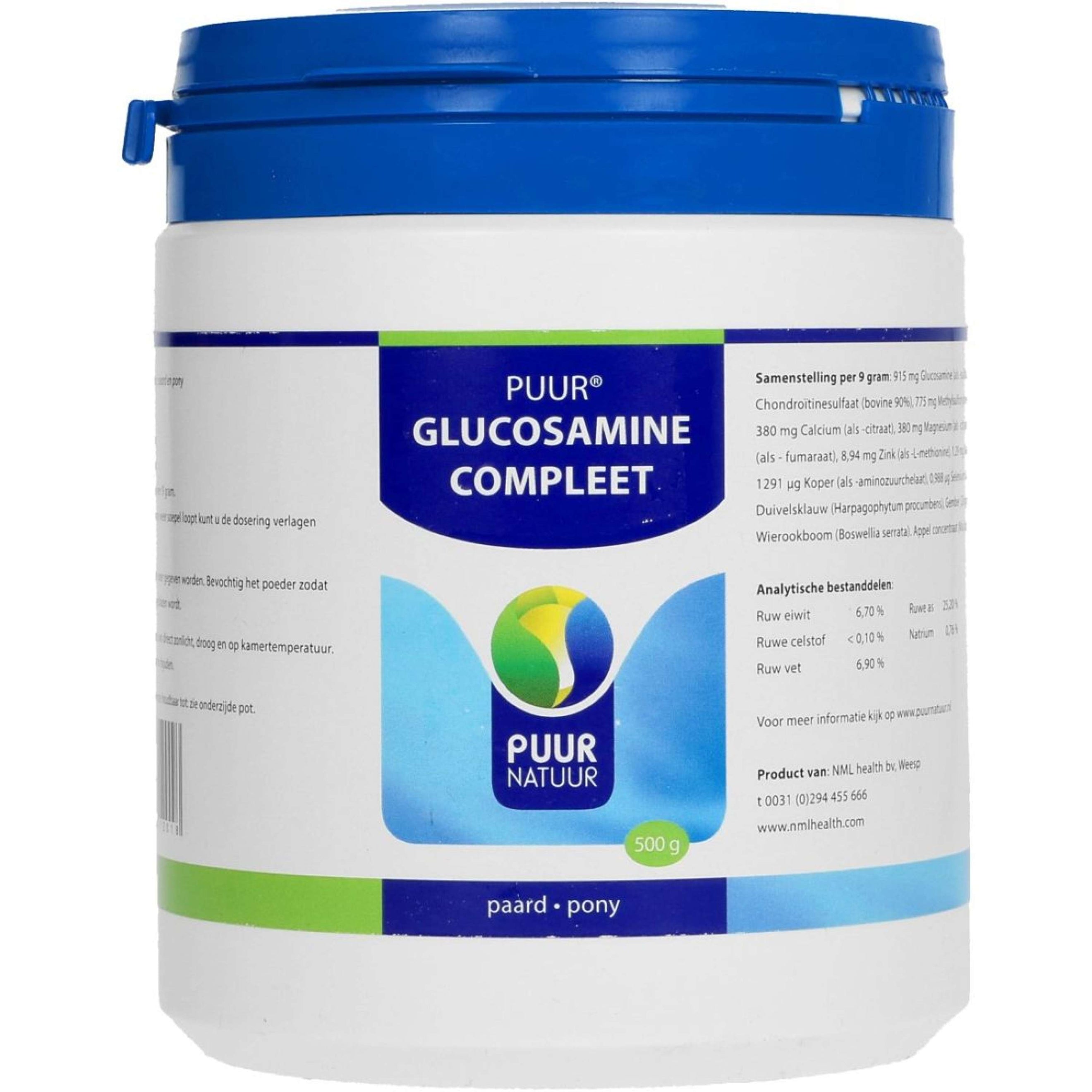 Puur Natuur Glucosamina Completa / Extra Cavallo e pony Puur Natuur Glucosamina Completa / Extra Cavallo e pony