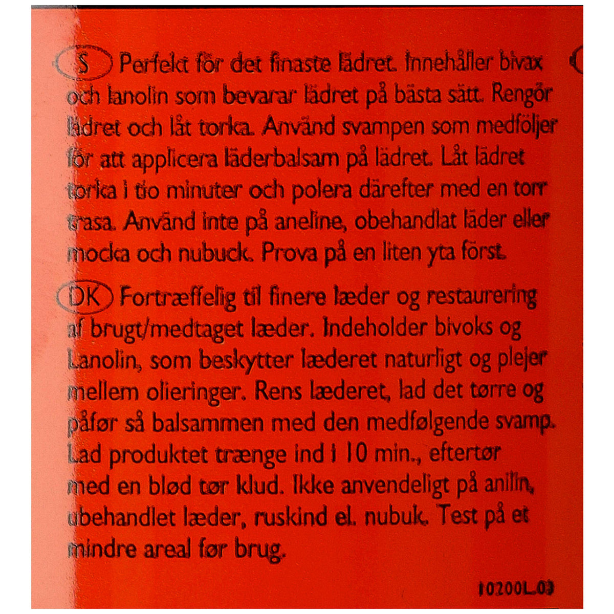 Carr & Day & Martin Balsamo per Pelle Belvoir Conditioner