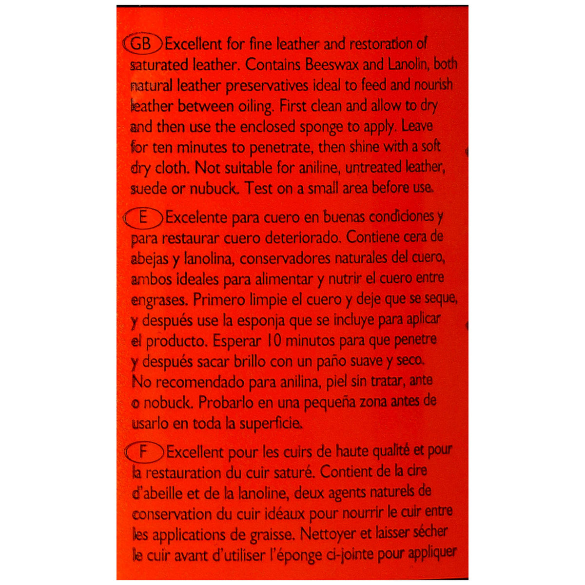 Carr & Day & Martin Balsamo per Pelle Belvoir Conditioner