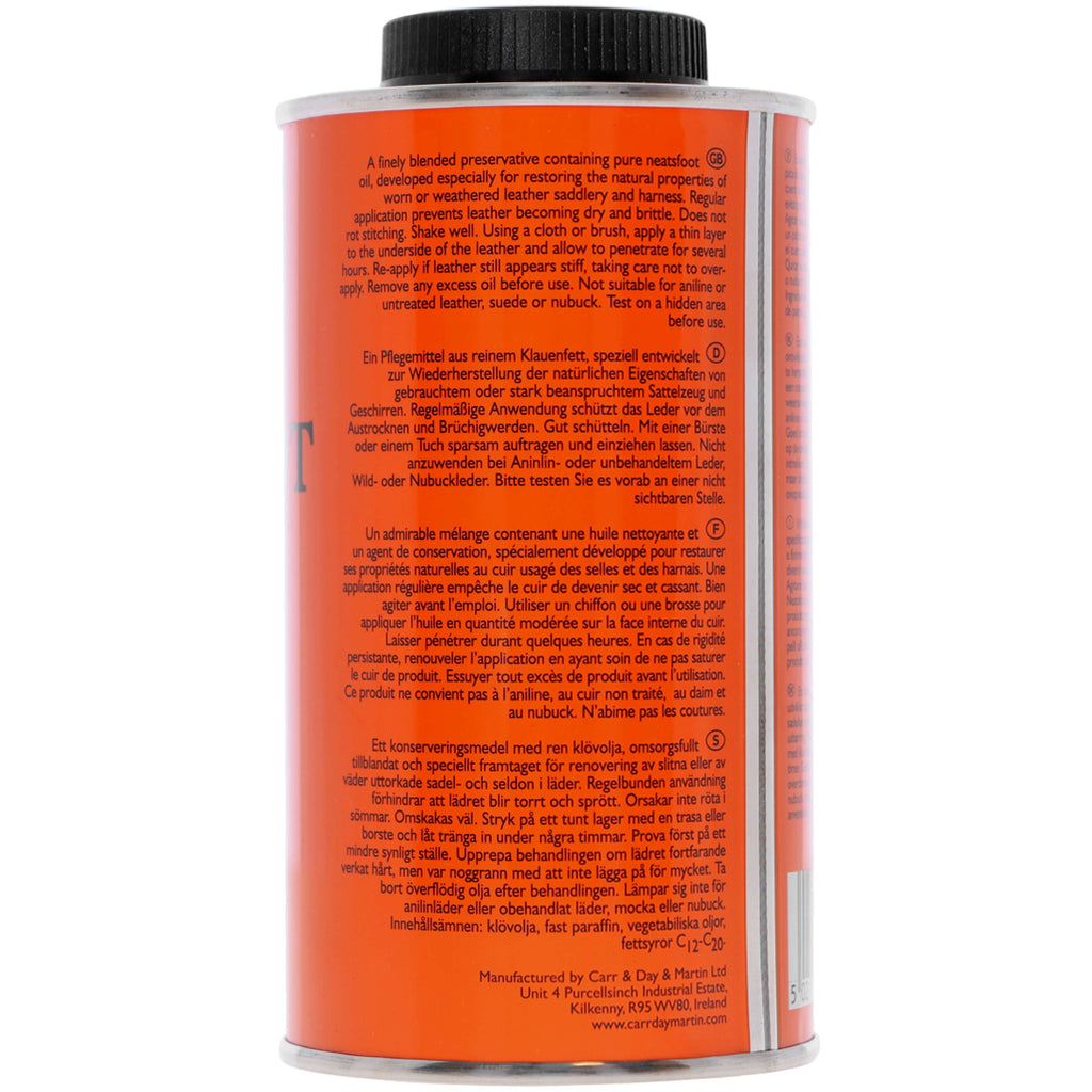 Carr & Day & Martin Olio per Cuoio V&P Neatsfood Compound