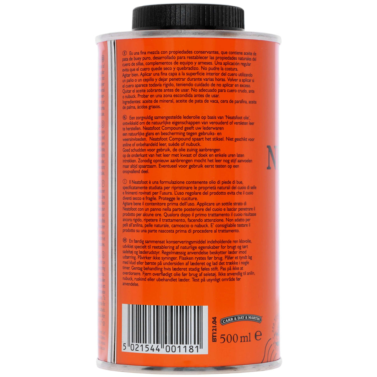 Carr & Day & Martin Olio per Cuoio V&P Neatsfood Compound