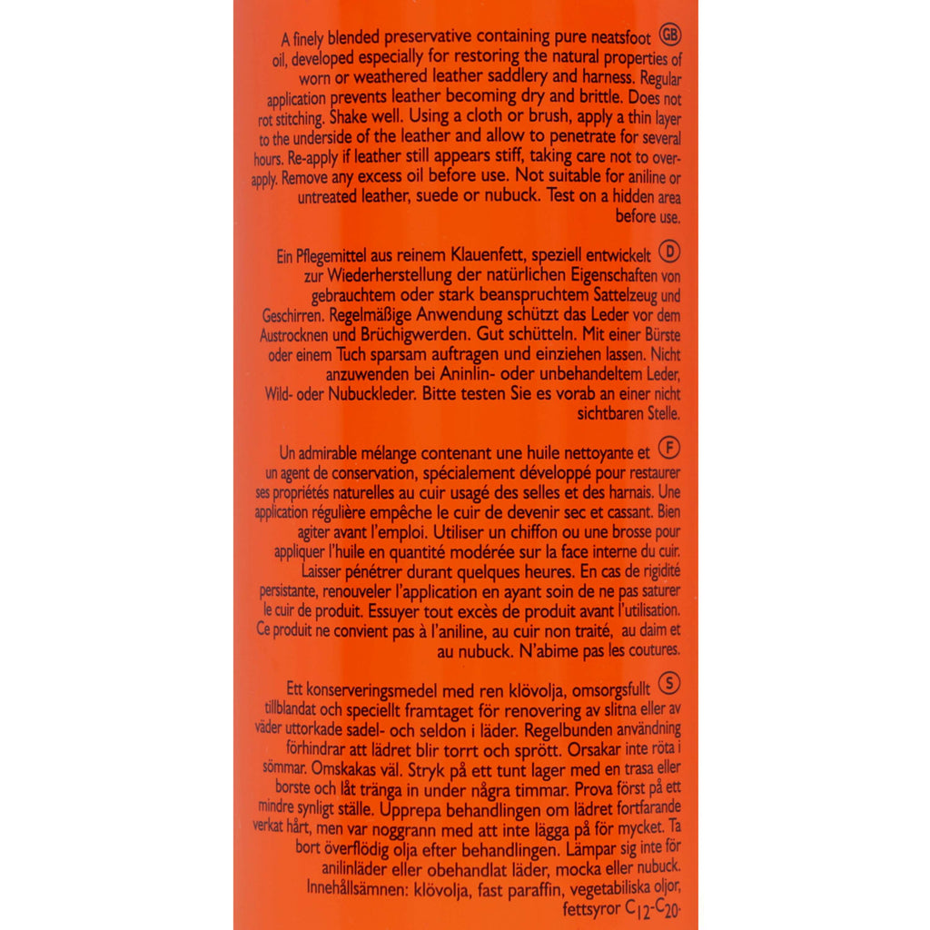 Carr & Day & Martin Olio per Cuoio V&P Neatsfood Compound