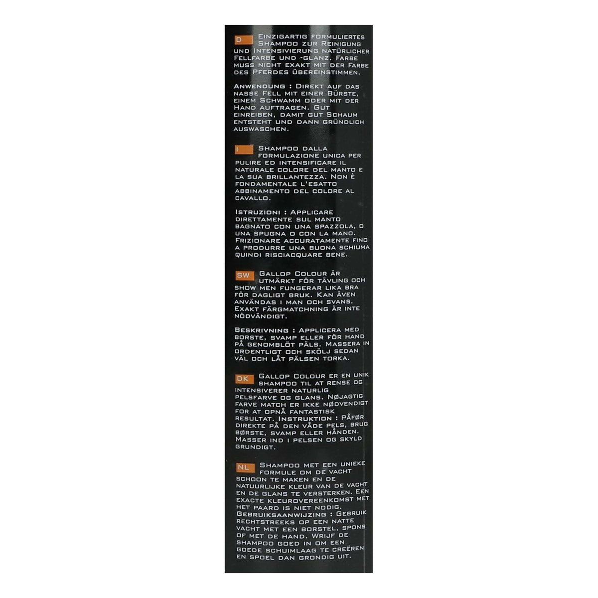 Carr & Day & Martin Shampoo Gallop Colour Nero