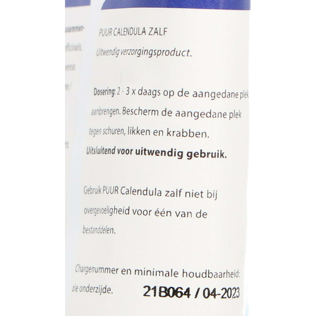 Puur Natuur Calendula Crema/Pomata Cane/Gatto/Cavallo
