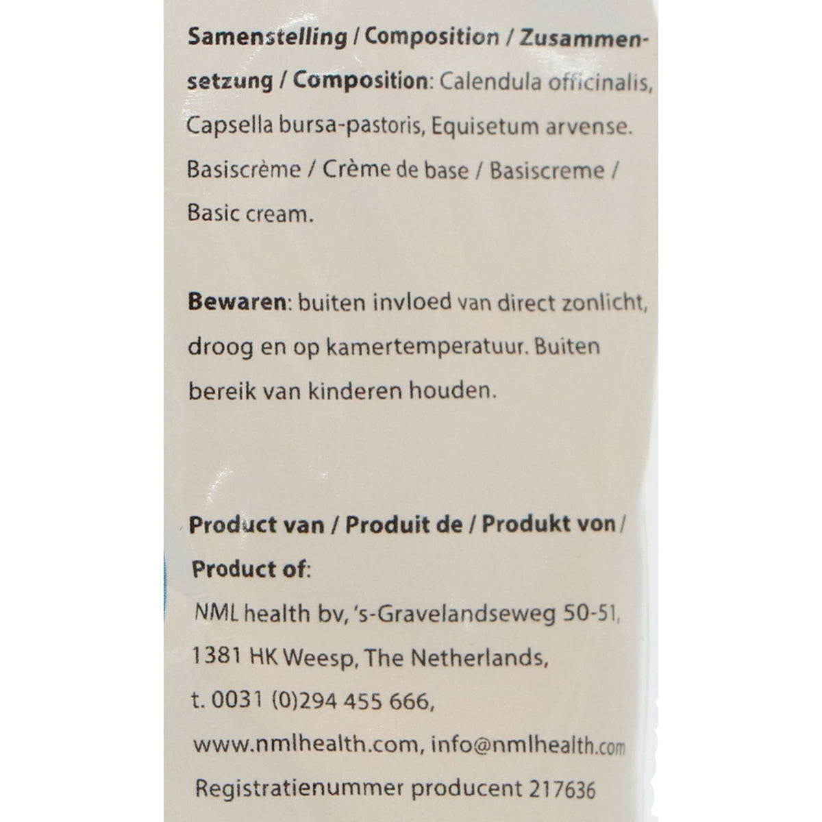 Puur Natuur Calendula Crema/Pomata Cane/Gatto/Cavallo