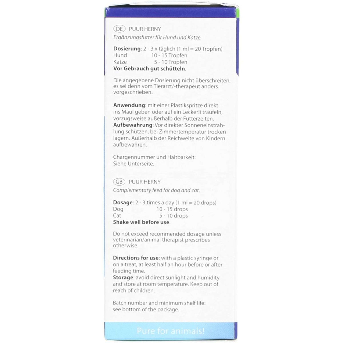 PUUR Herny Hond/Kat Cane e Gatto