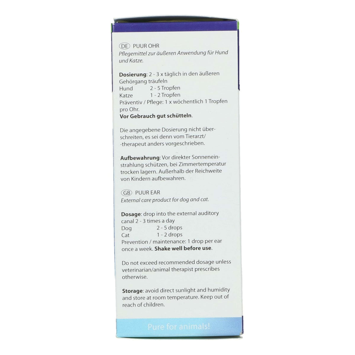 PUUR Orecchio Cane e Gatto