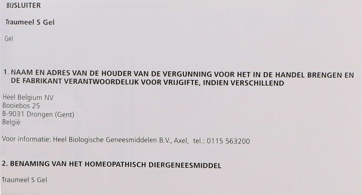 Traumeel Molto S Bianco