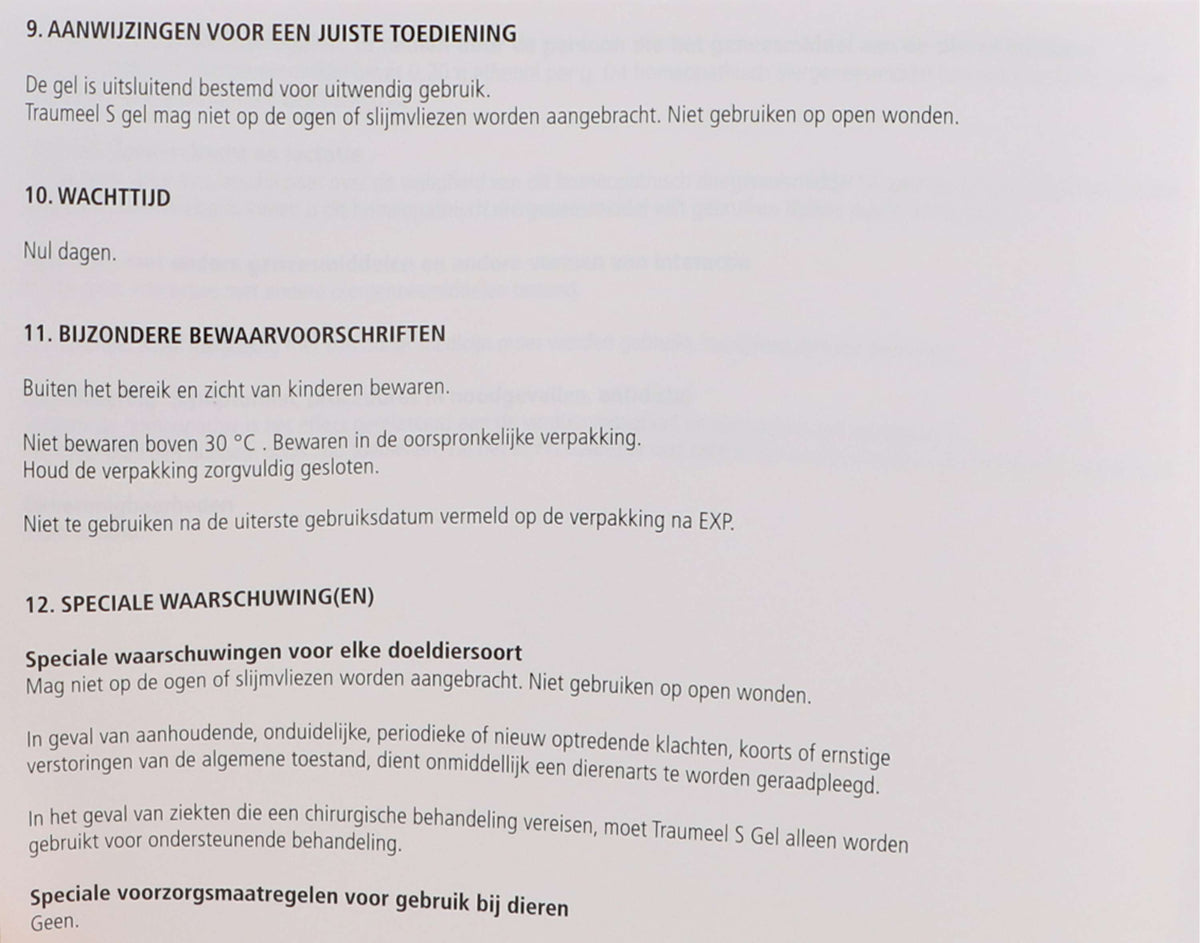 Traumeel Molto S Bianco