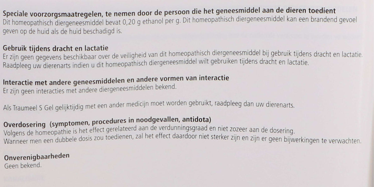 Traumeel Molto S Bianco