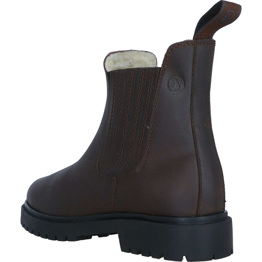 BR Jodhpur invernali Alaska II Nubuck con suola in gomma Marrone