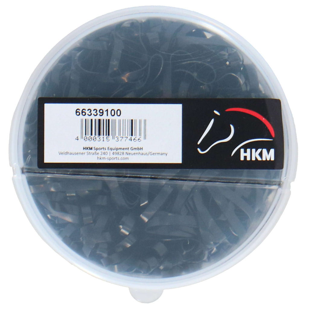 HKM Elastici per trecce Nero