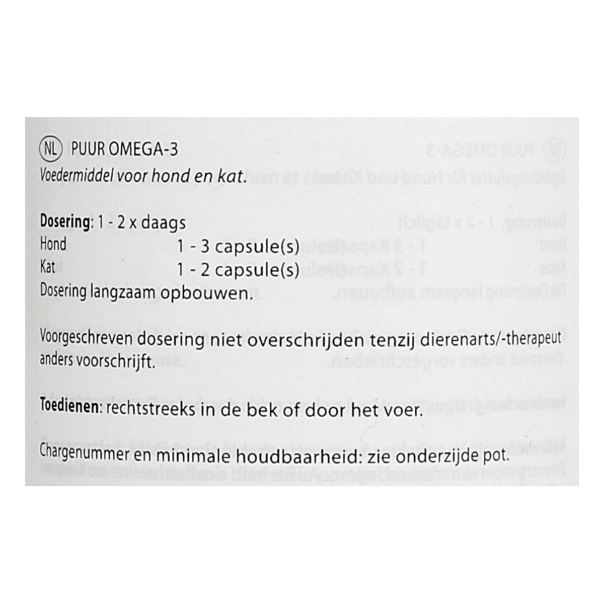 PUUR Omega-3 Hond/Kat Cane