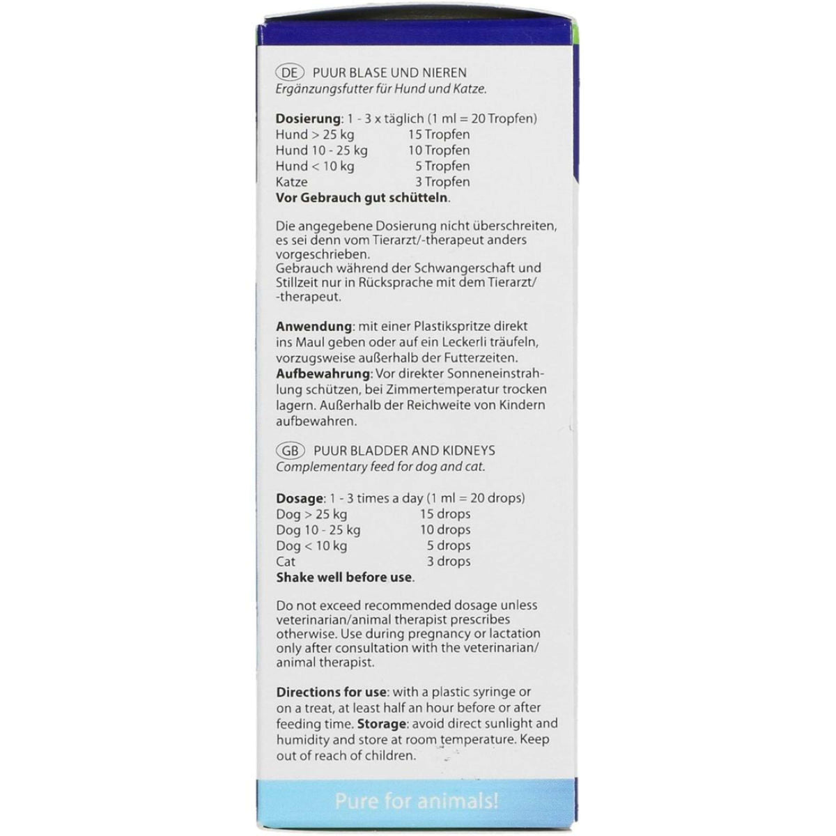 PUUR Urogeni / Vescica e Reni Cane e Gatto