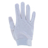 Covalliero Guanti da equitazione in cotone jersey Bianco