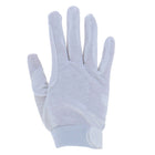 Covalliero Guanti da equitazione in cotone jersey Bianco