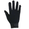 Covalliero Guanti da equitazione in cotone jersey Nero