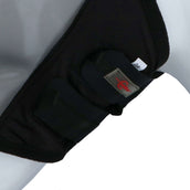 Kerbl Maschera antimosche con apertura per orecchie Nero