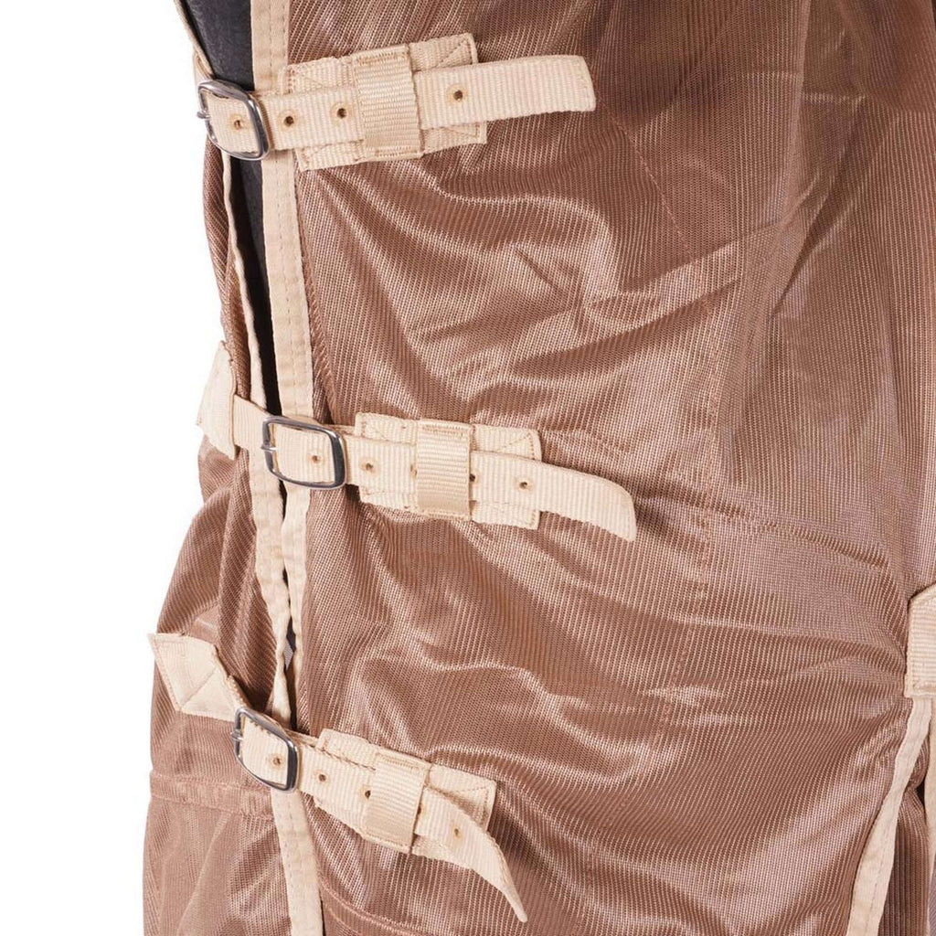 Premiere Coperta Antimosche Mesh in poliestere con Collo Taupe