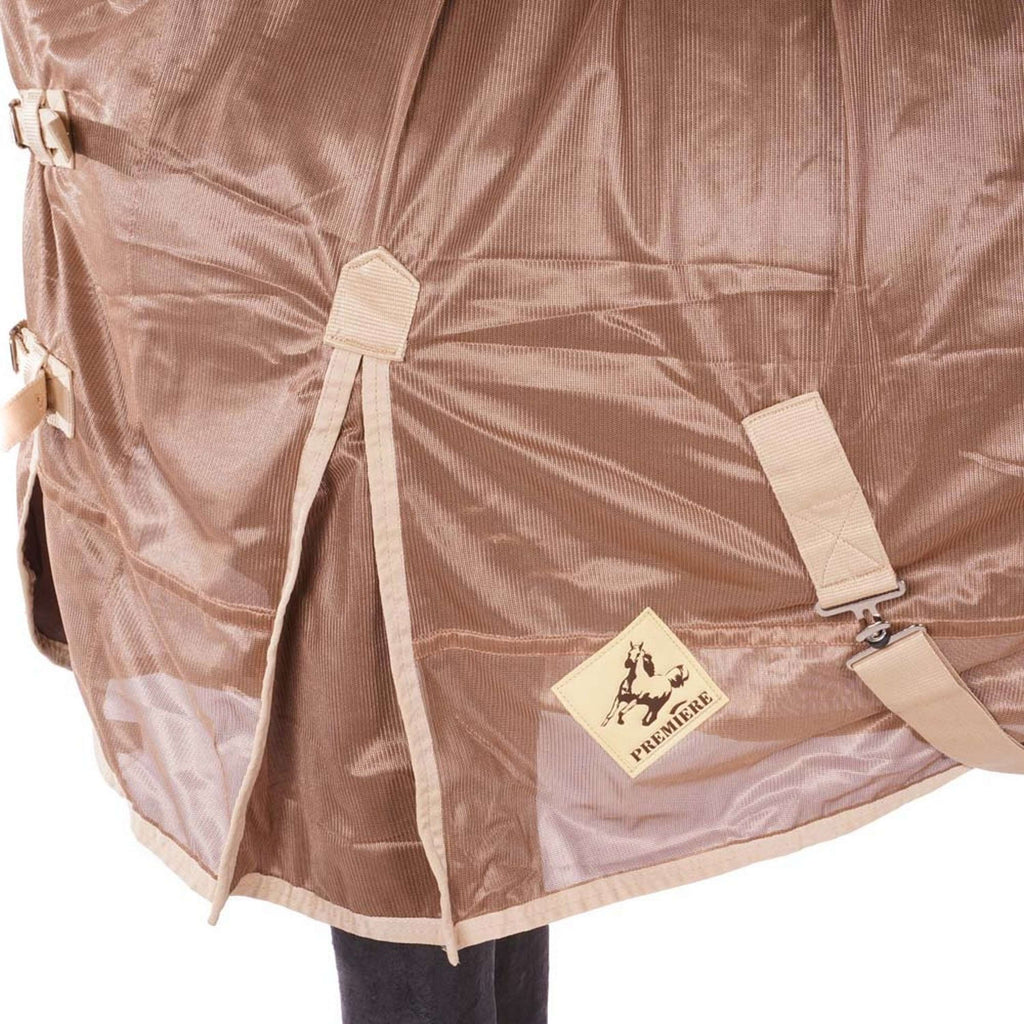 Premiere Coperta Antimosche Mesh in poliestere con Collo Taupe
