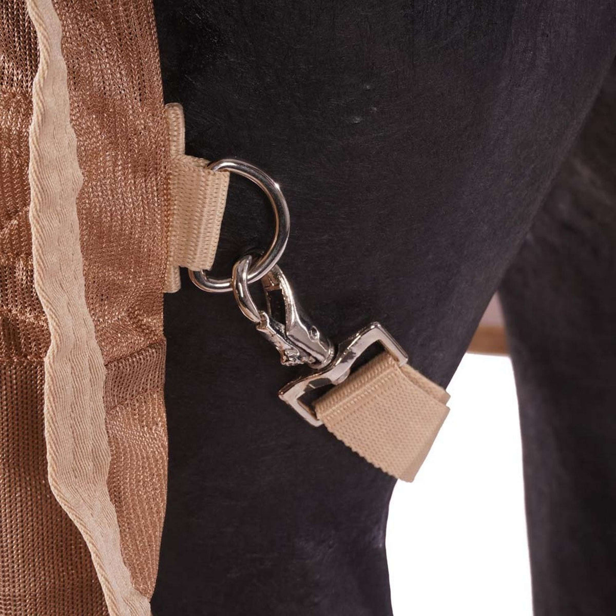 Premiere Coperta Antimosche Mesh in poliestere con Collo Taupe