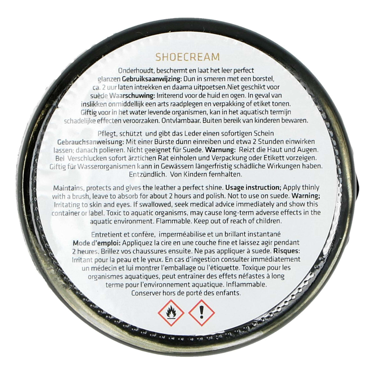 Rapide Crema per scarpe Nero