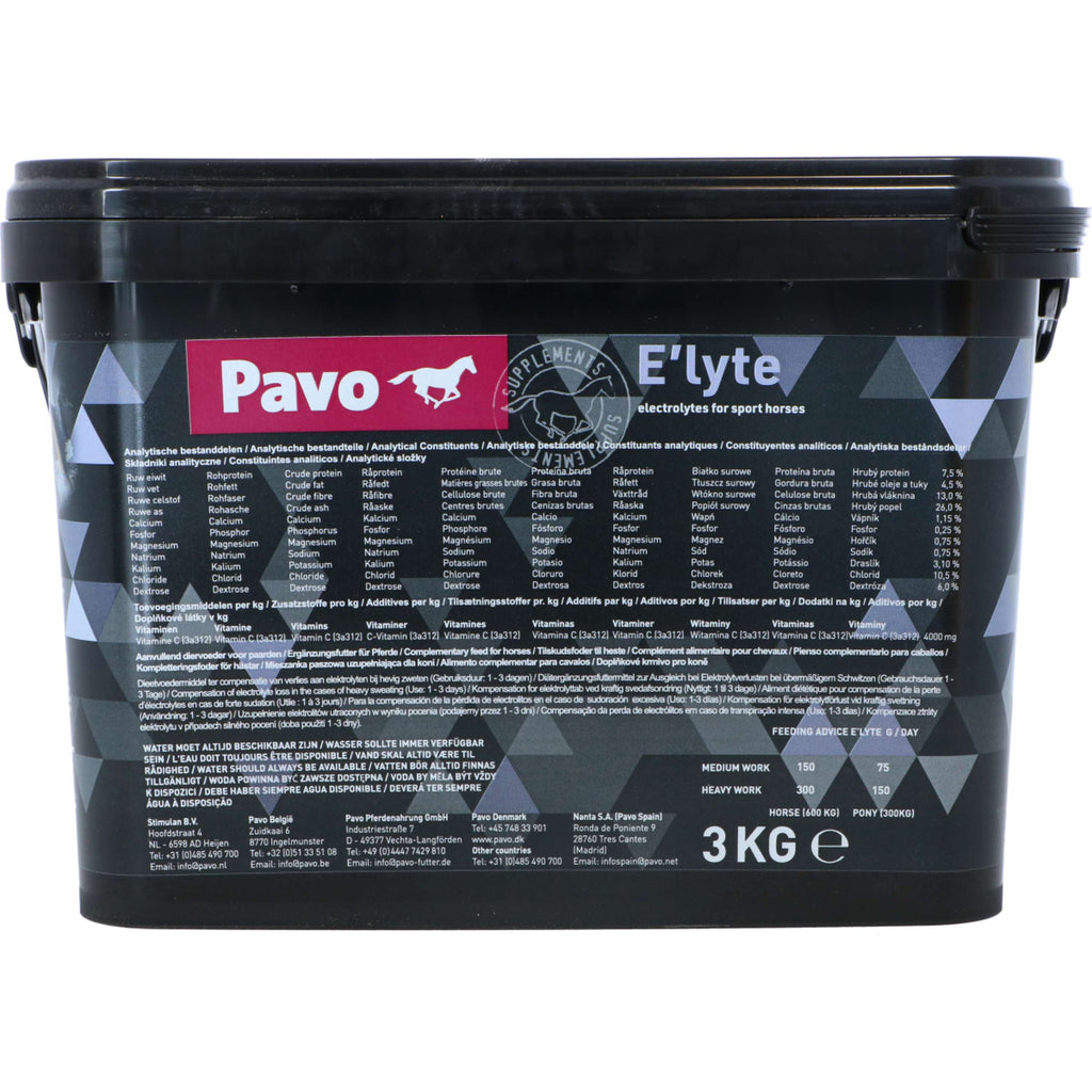 Pavo Integratore Alimentare E'lyte