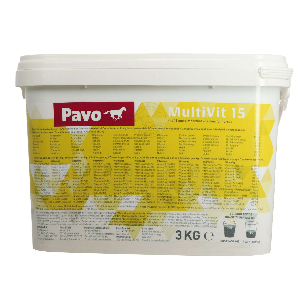 Pavo Integratore Vitaminico Multivit 15