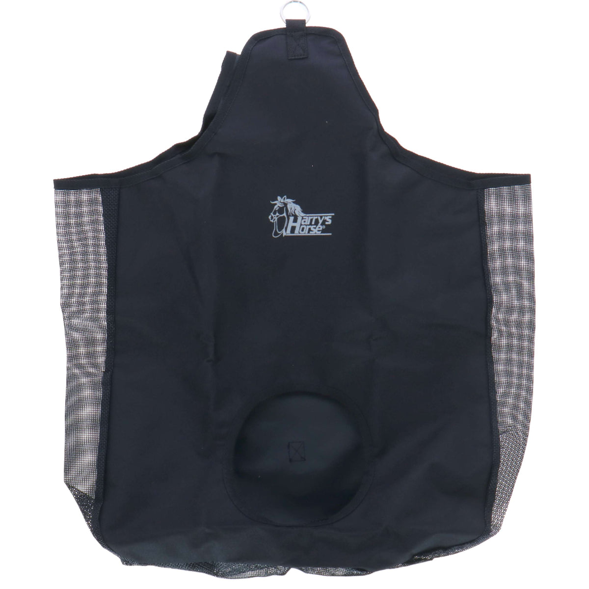 Harry's Horse Borsa per Fieno con Inserto in Rete Nero