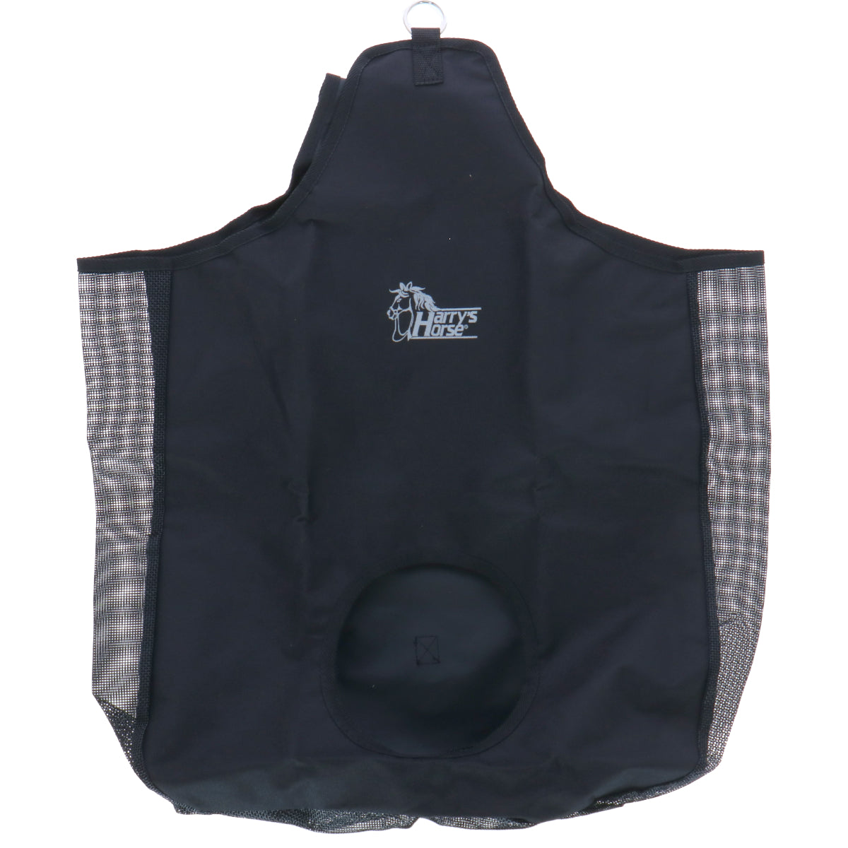 Harry's Horse Borsa per Fieno con Inserto in Rete Nero