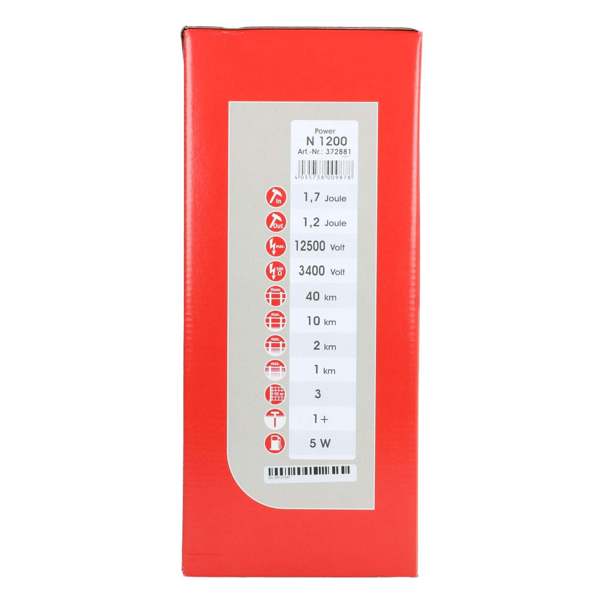 Ako Dispositivo per recinzioni elettriche Power N1200 1,2 Joule