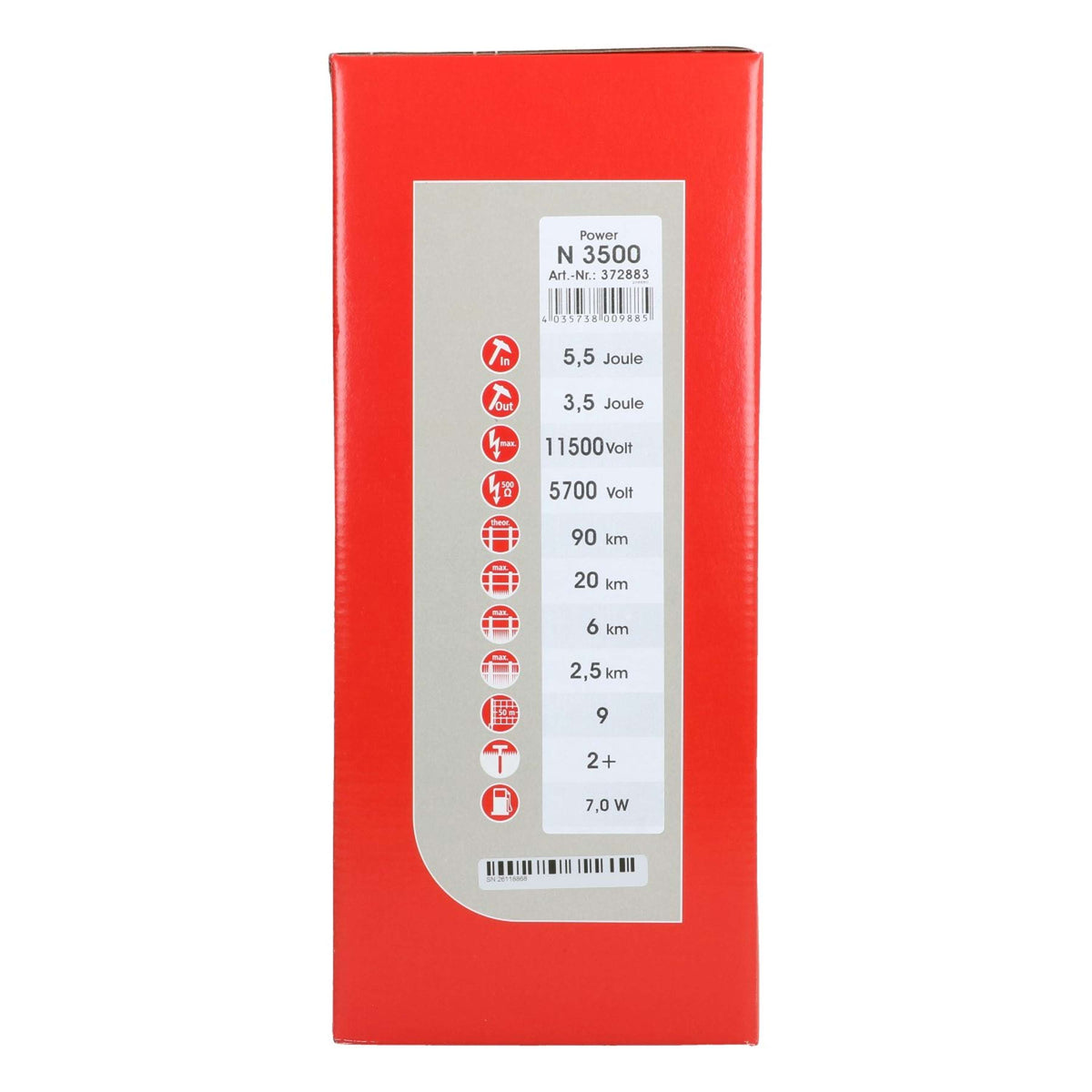 Ako Dispositivo per recinzioni elettriche Power N3500 3,5 Joule