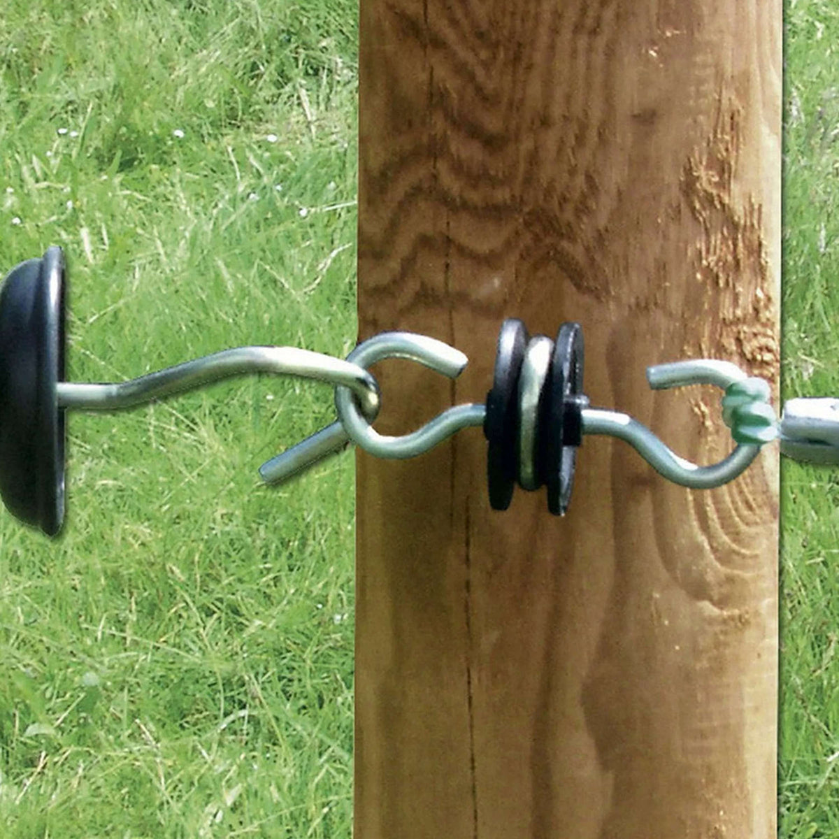 Ako Isolatore per maniglia zincato 2 ganci 10 pezzi