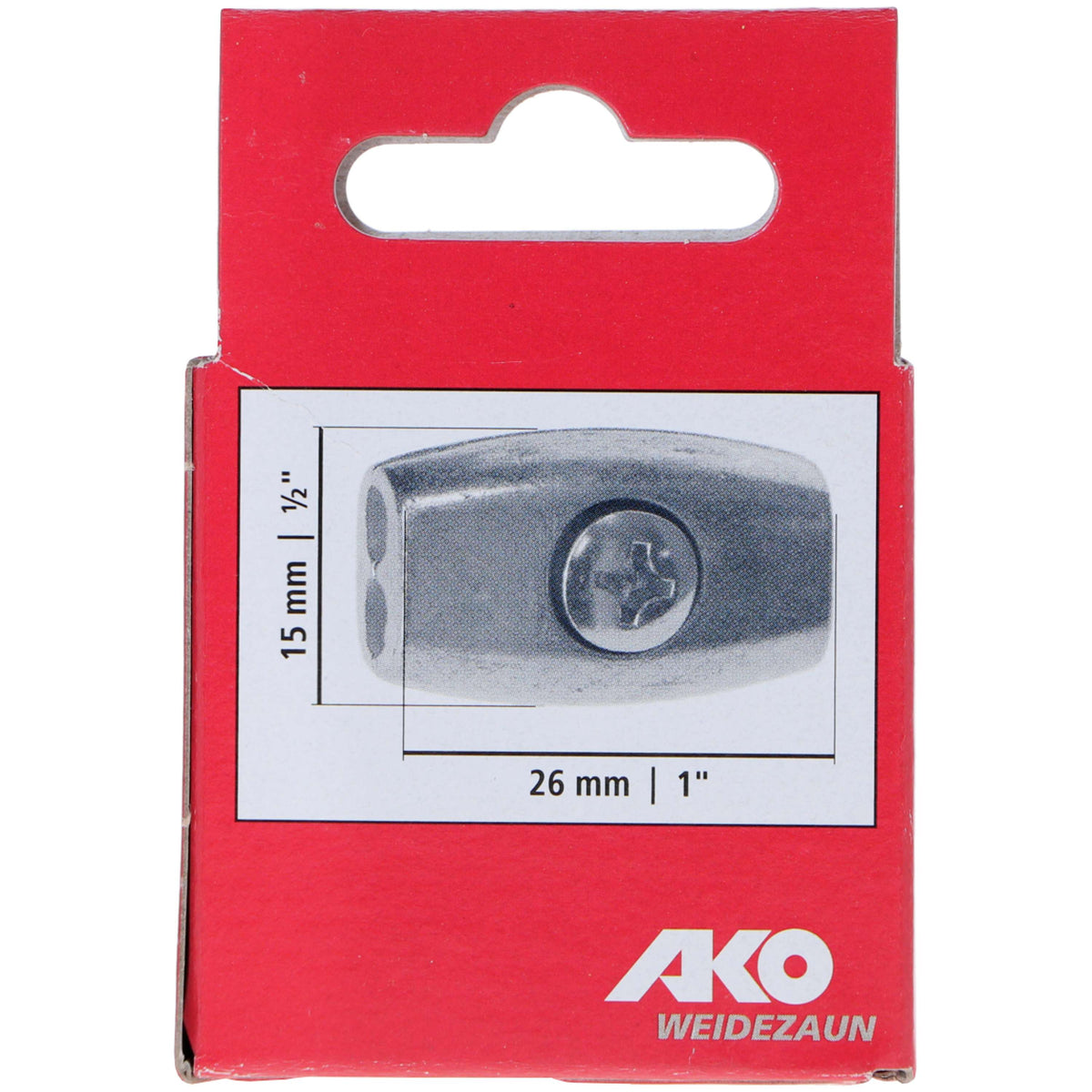 Ako Morsetti per corda zincati 2,5mm 5 pezzi