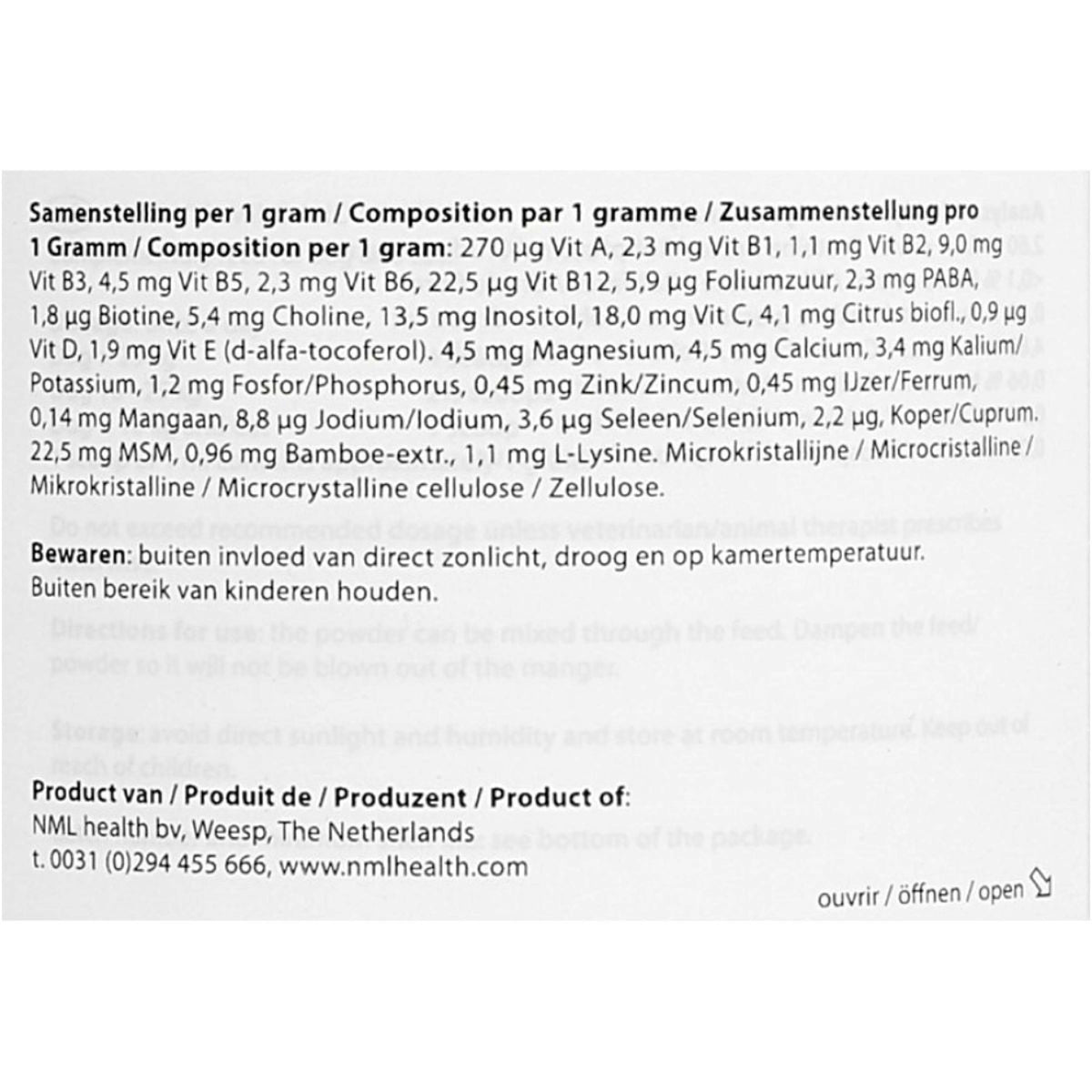 Puur Natuur Vitamine Minerali Cane/Gatto