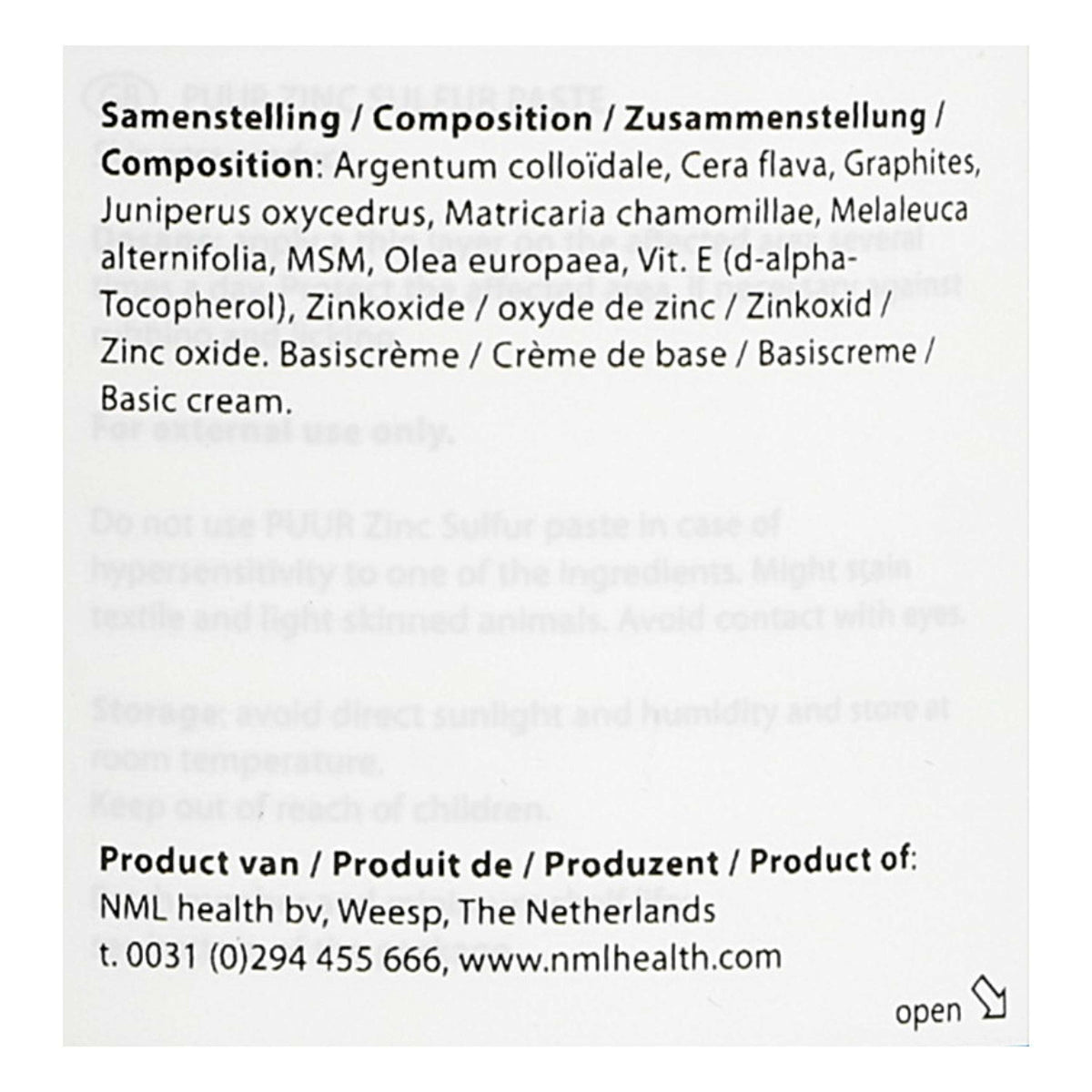 PUUR Pasta di Zinco Cavallo e Pony