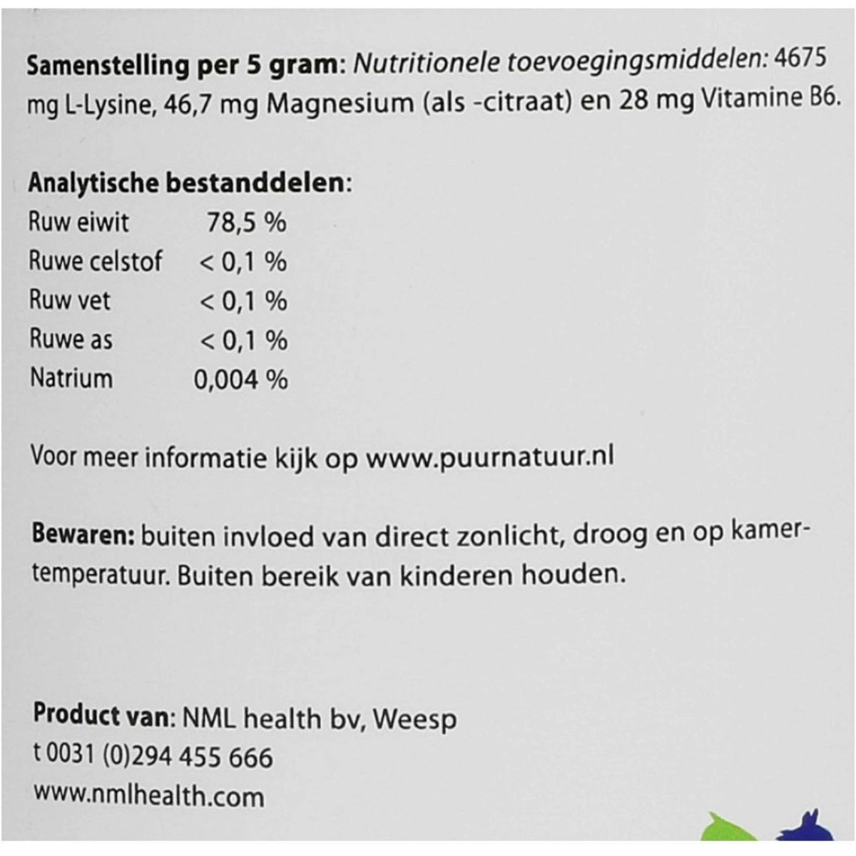 PUUR L-Lysine Cavallo e Pony