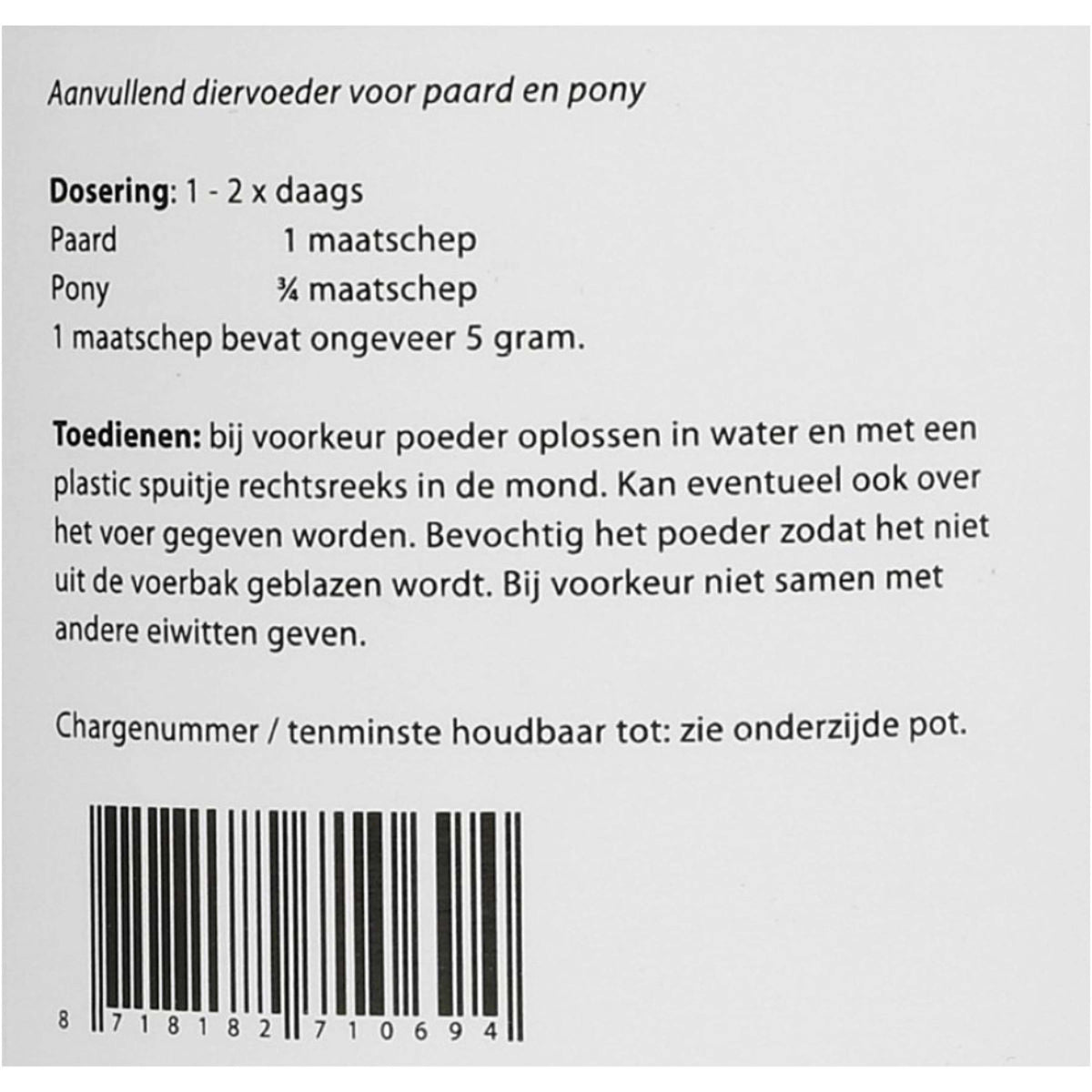 PUUR L-Lysine Cavallo e Pony