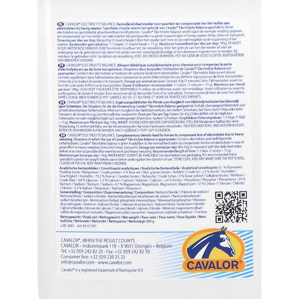 Cavalor Elettroliti Electolyte Balance